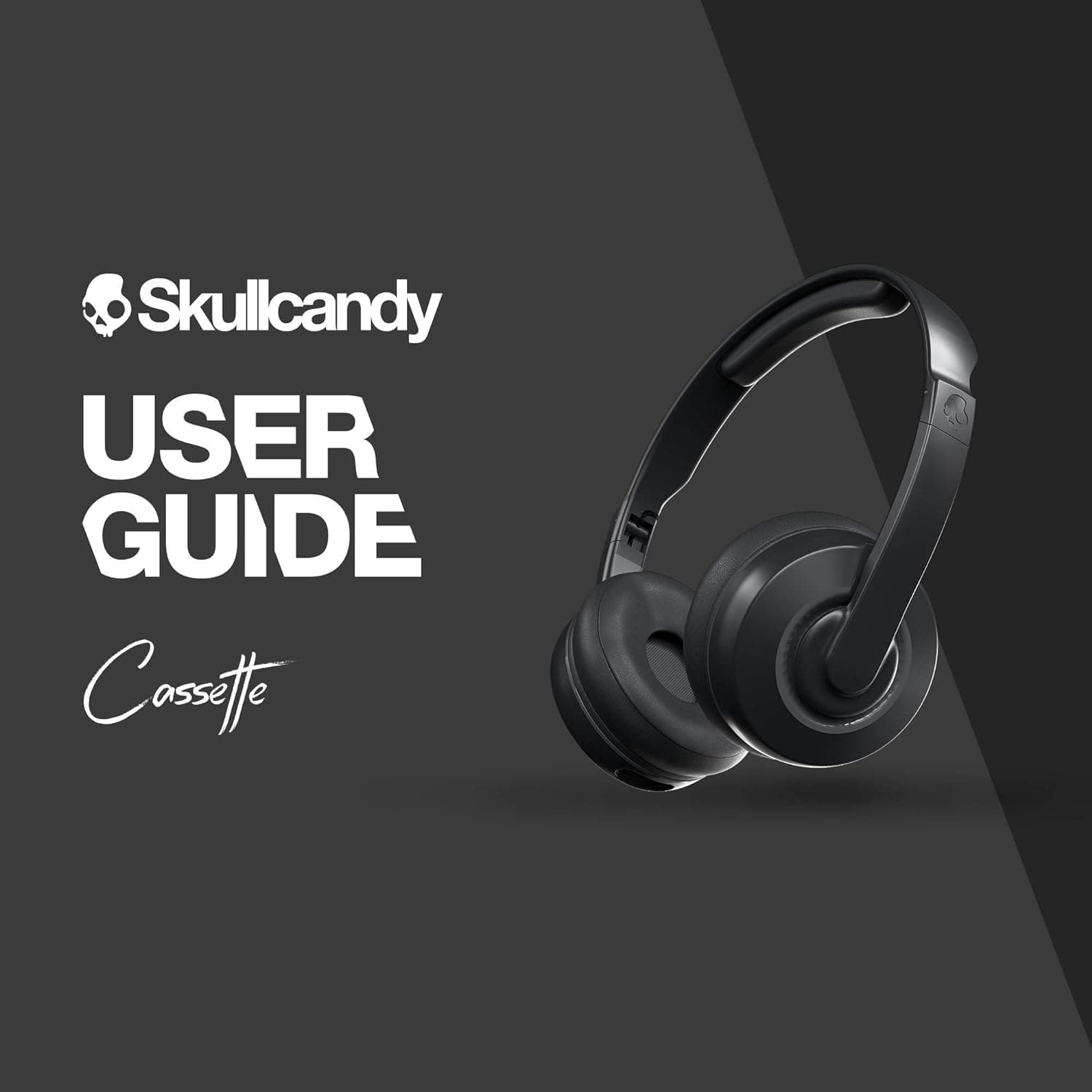 Buy Skullcandy,Skullcandy Cassette On-Ear Wireless Headphones, 22 Hr Battery, Microphone, Works with iPhone Android and Bluetooth Devices - Black - Gadcet UK | UK | London | Scotland | Wales| Ireland | Near Me | Cheap | Pay In 3 | Headphones & Headsets